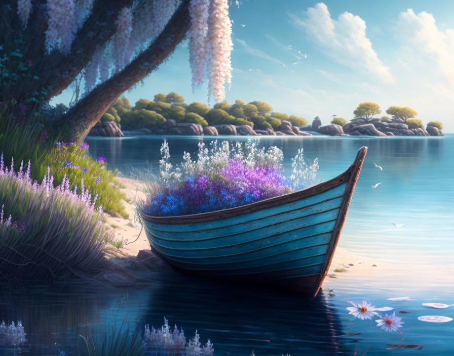 Affiches sur toile de bateau délavé pour un salon au style bord de mer