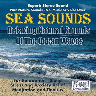 Sea Sounds CD - Relaxing Natural Sounds Of The Ocean Waves - For Relaxation, Sleep, Stress and Anxiety Relief, Meditation and Tinnitus