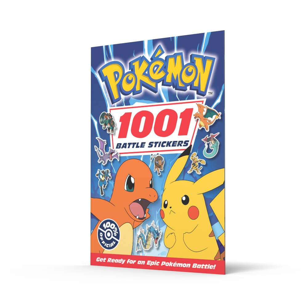 Pokémon: 1001 Battle Stickers: The ultimate Pokémon sticker activity book for fans of all ages.
