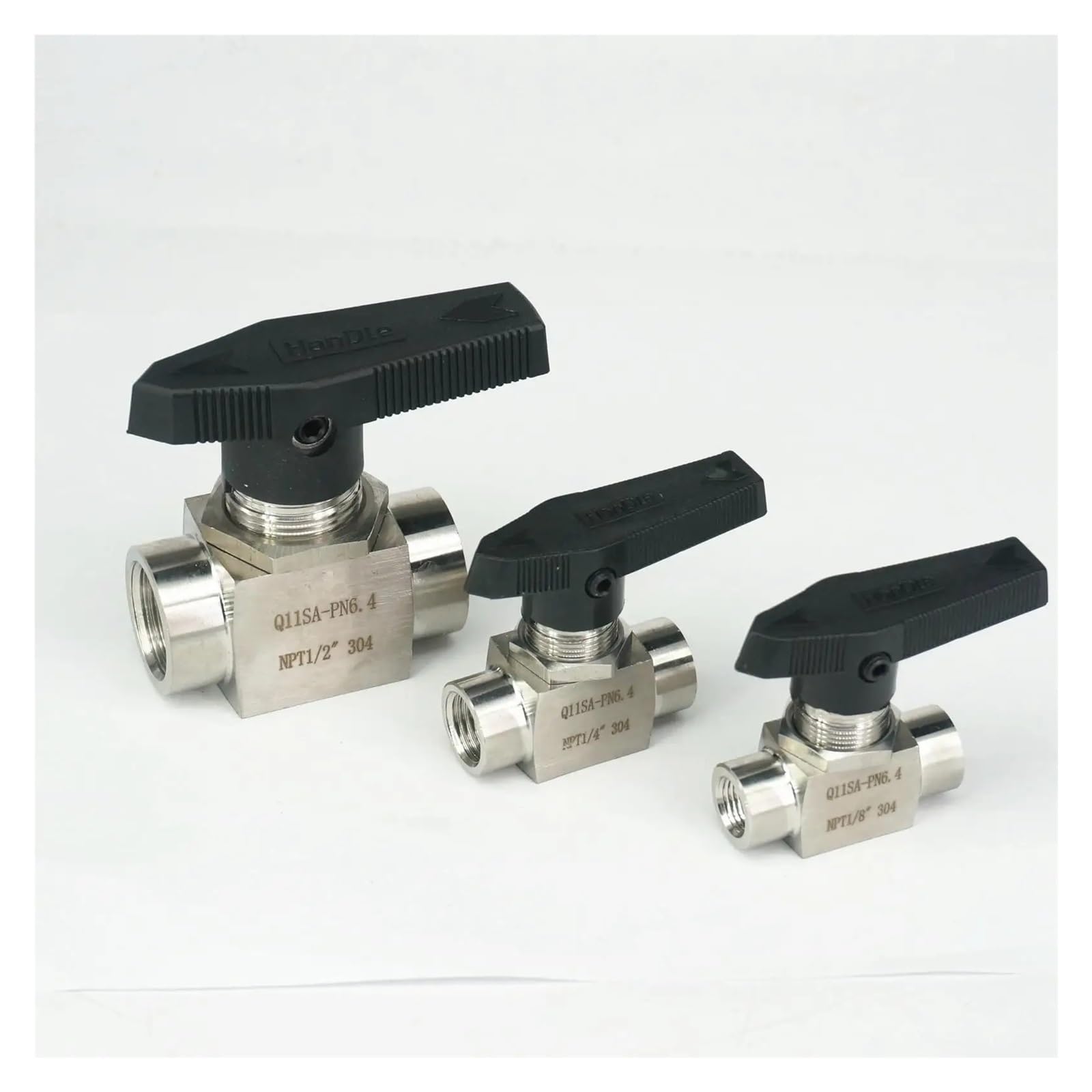 Vanne 1/4 NPT femelle en inox 304 de haute précision