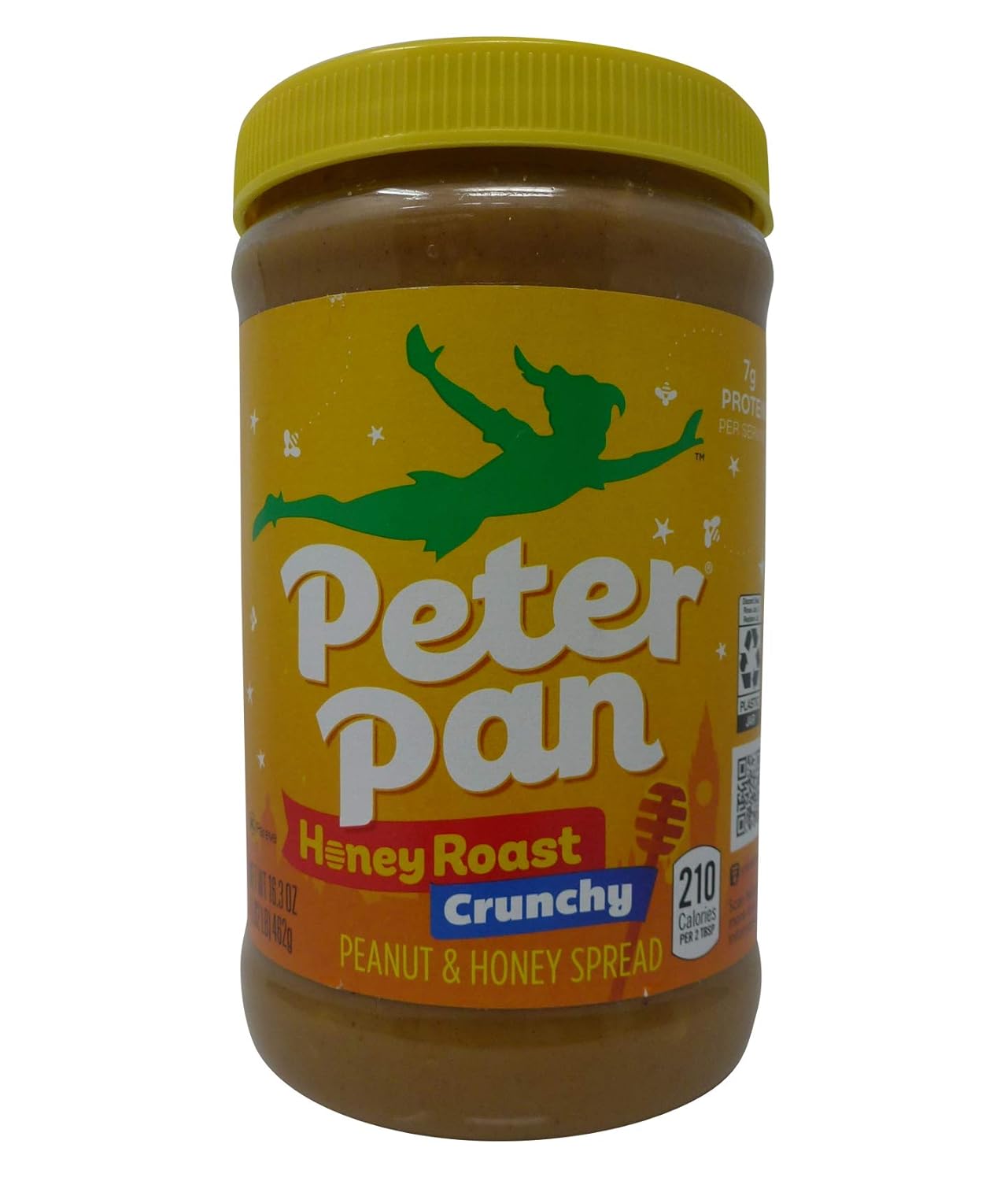 Peter Pan Honey Roast Crunchy Peanut Butter, 16.3 oz, 6 pk