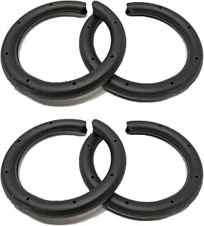 4PCS Universal Coil Spring Silencer Insulator Rubber Sleeve Front Rear Lower Suspension Noise Reducer Protector for Car SUV Van Truck