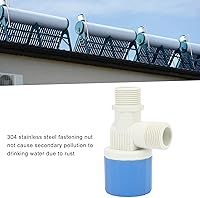 Vista 2 de Dioche Válvula de flotador automática de nylon (1/2in) para tanques de agua y torres