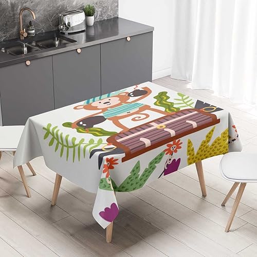 Miniatura 6 de Manteles de mesa de tela para fiestas de picnic, impermeable, a prueba de polvo, 30 x 30 pulgadas