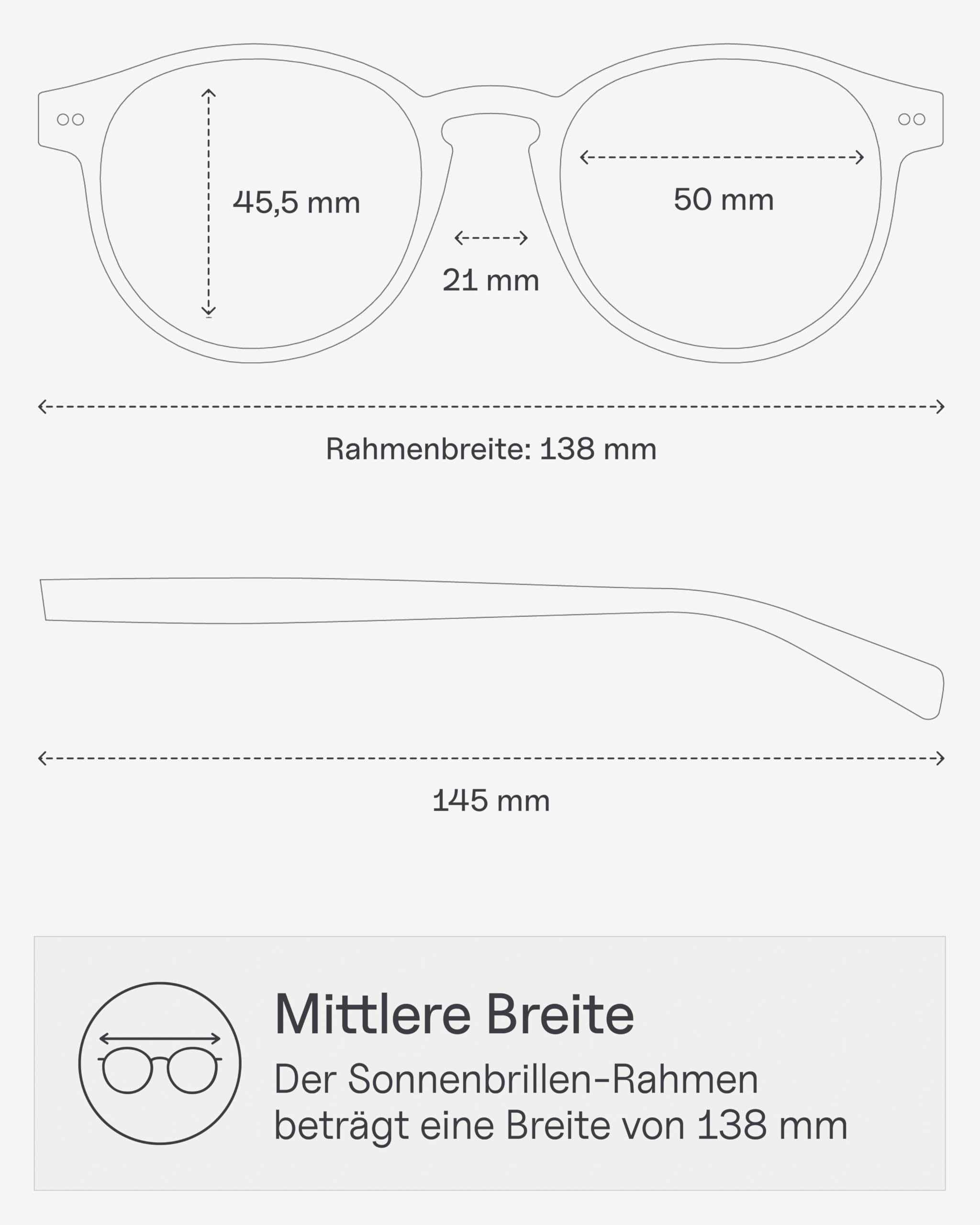 Kapten & Son Sonnenbrille Marais | Stylische, runde Sonnenbrille Damen & Herren mit Sonnen- und UV-Schutz | Unisex Sunglasses