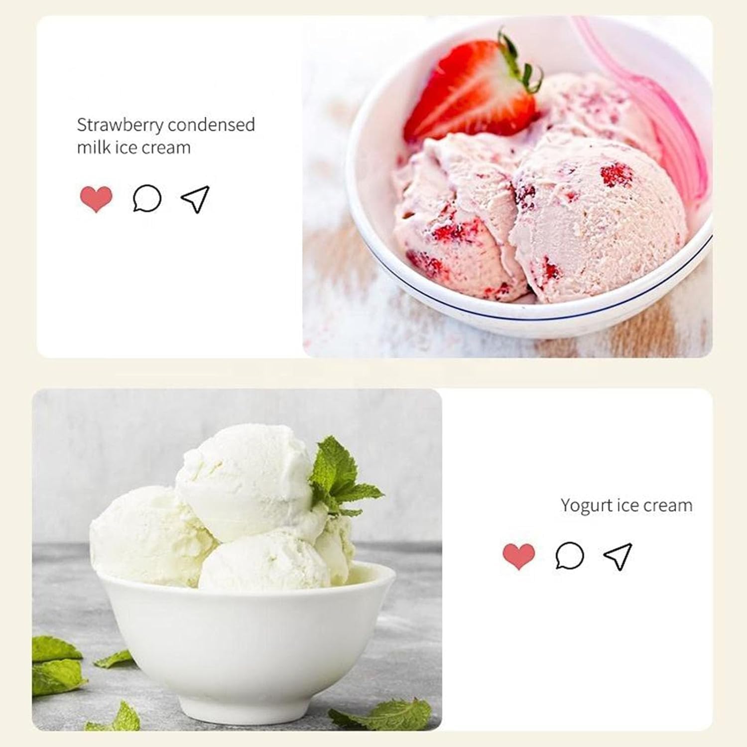 Ice Cream Maker, 1.2 Quart Soft Serve Machine with LCD, Timer & Fast Cooling - Electric Sorbet Maker for Homemade Treats