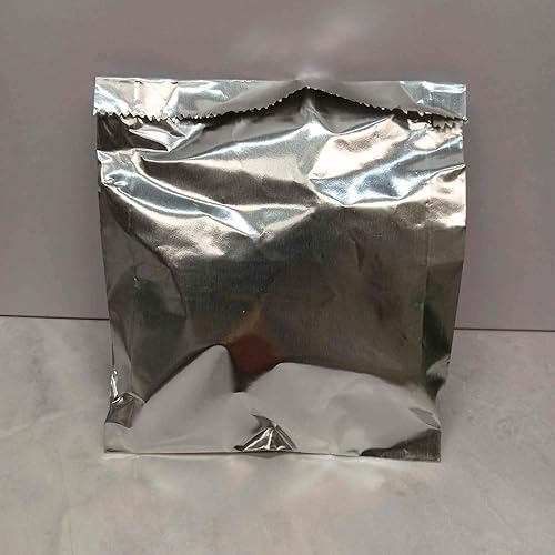 Miniatura 2 de Bolsas grandes de papel de aluminio para hamburguesahamburguesa con quesosándwich, resistentes a la grasa, las mantiene calientes, color plateado,