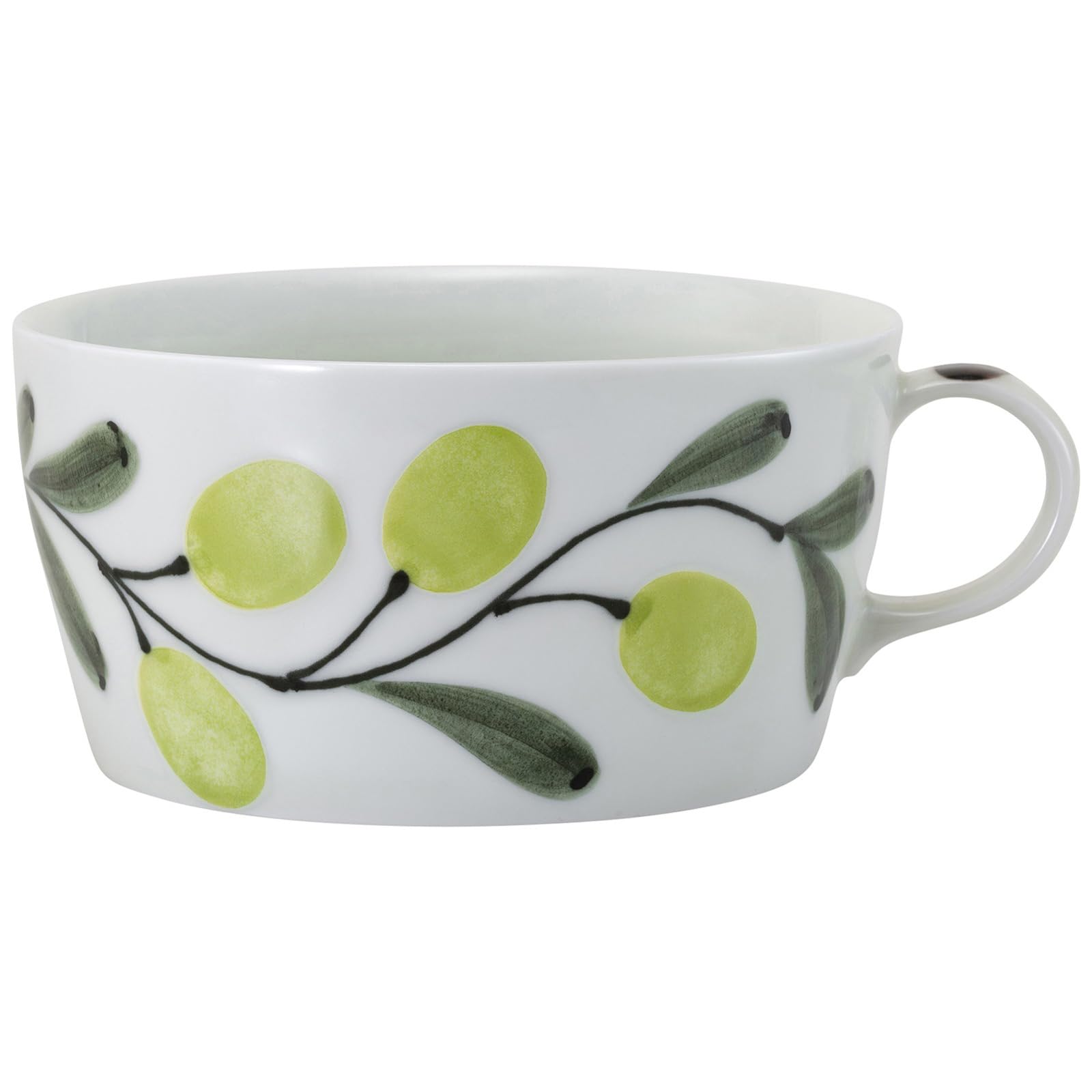 Amazon.co.jp: 西海陶器 波佐見焼 「 olive 」 スープカップ コップ