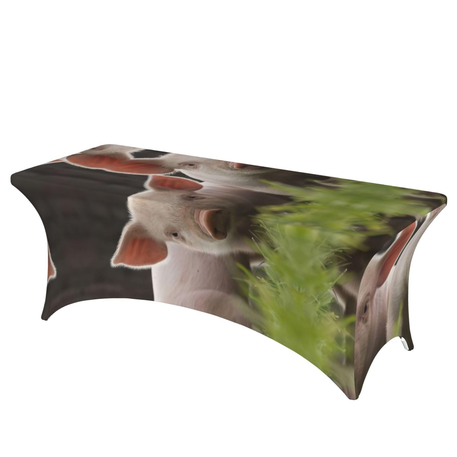 Nappe rectangulaire cochon mignon EdWal pour fête d'enfant