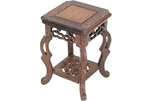 Oriental Vase Stand Pedestal for Home Decor and Display