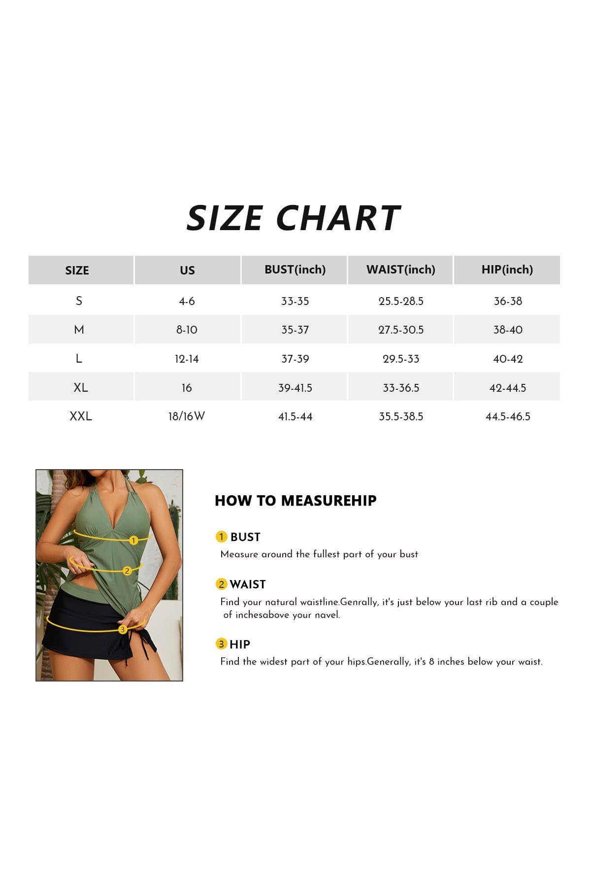 SHEKINI Traje de baño con Control de Barriga, Tankini Top con Falda Inferior, Traje de baño para Mujer de 2 Piezas