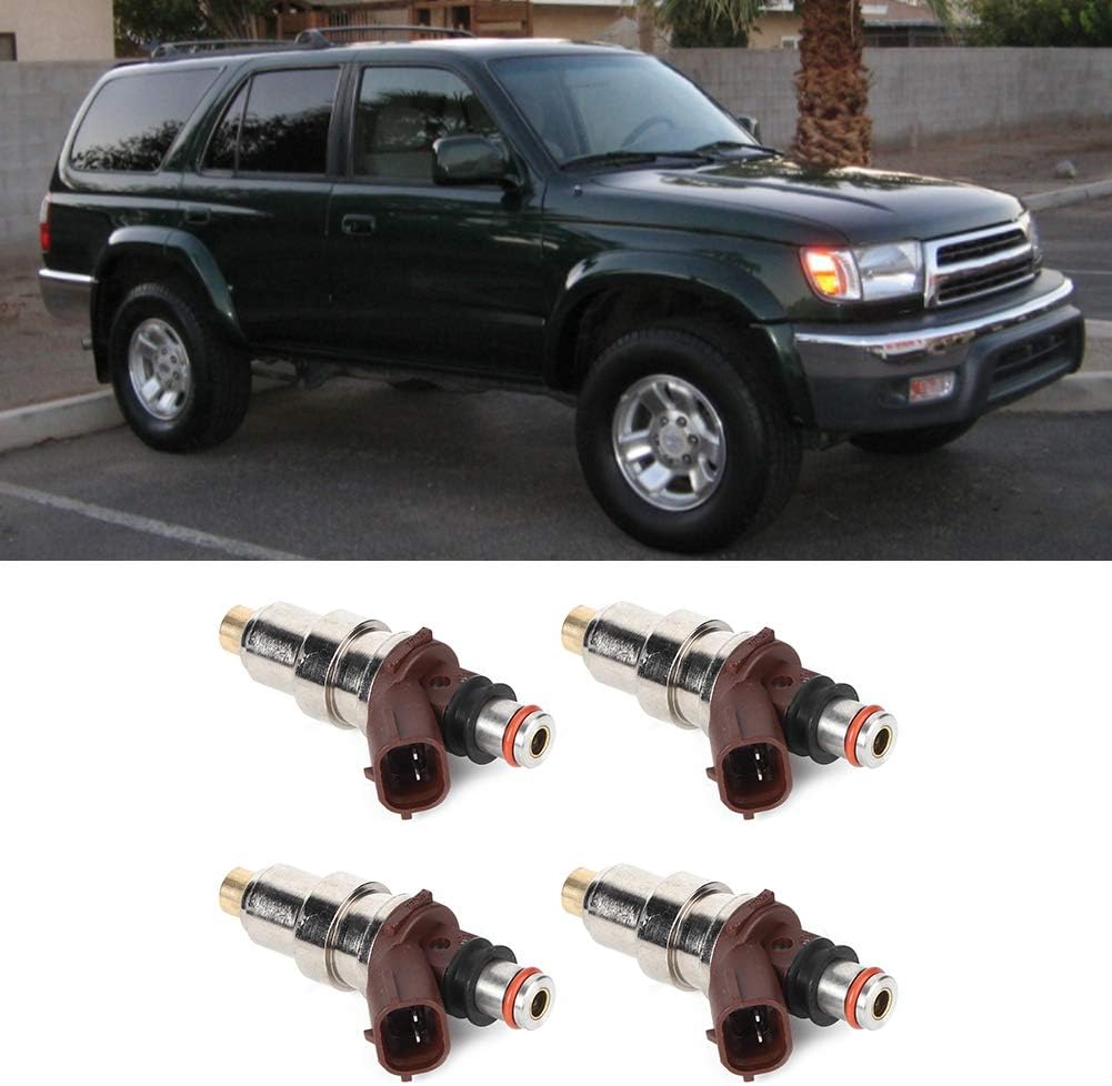 Fuel Injector Set, Direct Fit, 4Pcs for 2.7L 1996-2000 fuel injector replacement fuel injector kit - Promotes Smooth Engine Operation, Durable Construction, Easy
