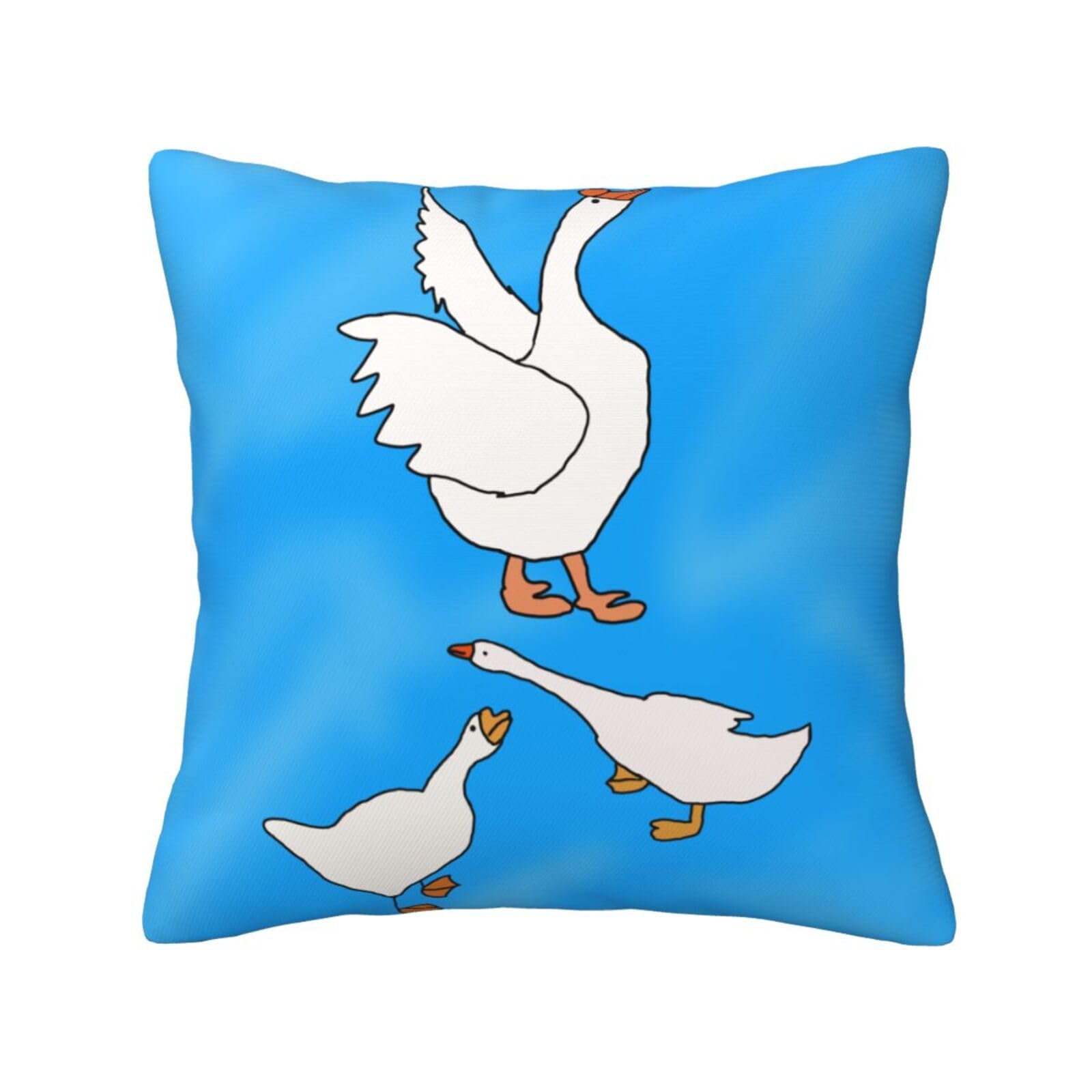 SXZVVBN White Goose HouseDecorative Square Sofa Cushion Covers