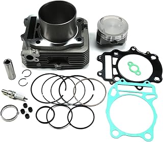 Cylinder Piston Gasket Top End Rebuild Kit Aluminum For Artic Cat 400 2004-2008 375 2002, For Suzuki Eiger 400 2002-2007, For King Quad 400 2008-2022