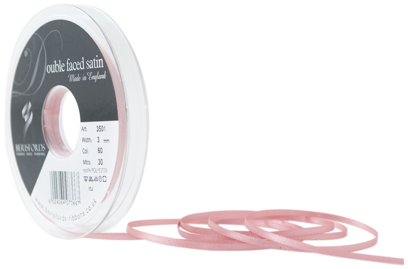 NASTRO DOPPIO RASO 40MM25MT H.Q. ROSA ANTICO - PuntoUno - Foto 7