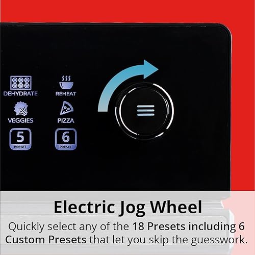 Miniatura 5 de Aria Ariawave - Freidora de aire de 36 cuartos de galón, freidora de aire de acero inoxidable con asador, cesta y bandejas para parrilla, horno de