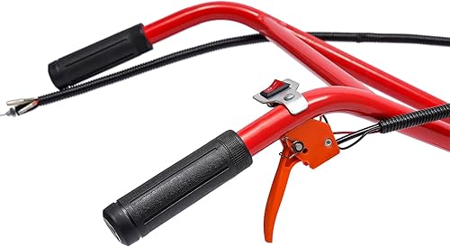 Miniatura 5 de 49CC 2-Stroke Gas Powered Lawn Mower, Hand Push Lawn Mowers Trimmer Brush Cutter Grass Trimmer Outdoor Garden Tool for Landscaping, Lawn, Garden,