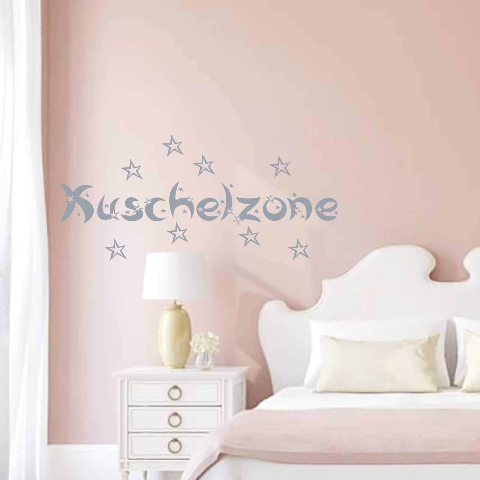 INDIGOS UG - Decalcomanie da muro - adesivi da parete - Murale - "Zone", 120 x 54 cm - Argento - Decorazione per soggiorno, camera dei bambini, ufficio, scuola