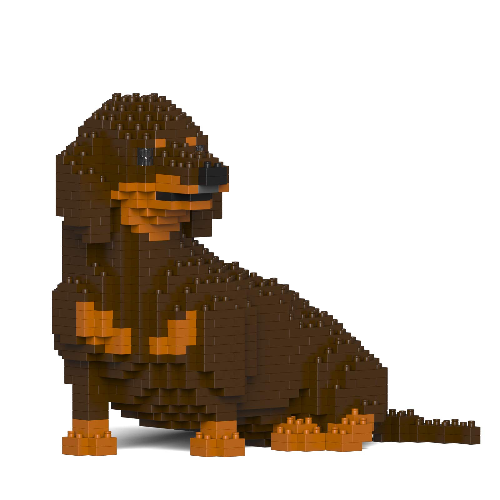 JEKCA Dachshund 05S-M02 | Bloques de construcción de plástico para perros | A partir de 14 años | Construye tu arte de ladrillo de forma robusta sin pegamento