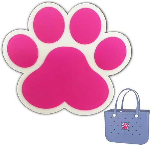 TOYORK MOMLIFE - Dijes decorativos para bolsas Bogg, accesorios para bolsa de playa, accesorios de goma para bolsa de playa (pata)