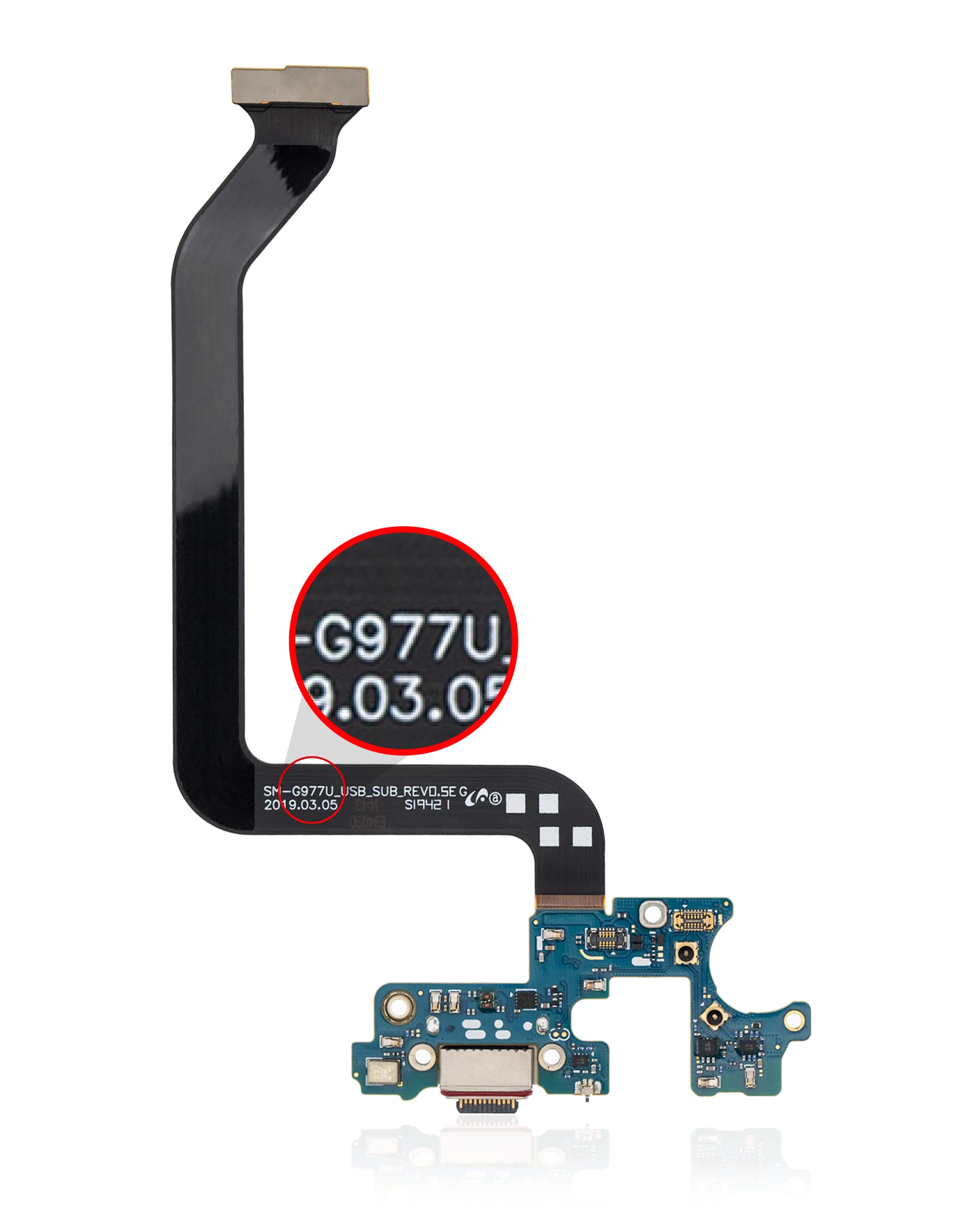 ePartSolution_ Replacement Part for Samsung Galaxy S10 5G G977U USB Charger Charging Port Flex Cable Dock Connector USB Port Flex Cable C Type USA