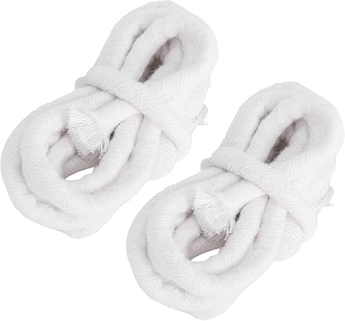 Fydun 2 Pack Candle Wicks Good Oil Absorption Cotton Candle Wicks for DIY Oil Lamps 2.6Mm Wide Range of Uses (10mm)