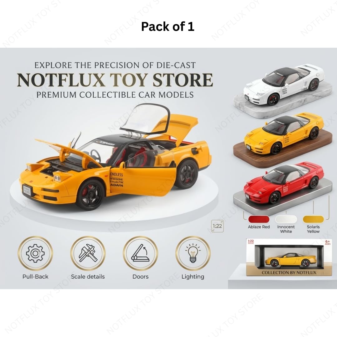 1:22 Honda Acura NSX NA1 Sport Diecast Model Car – Classic