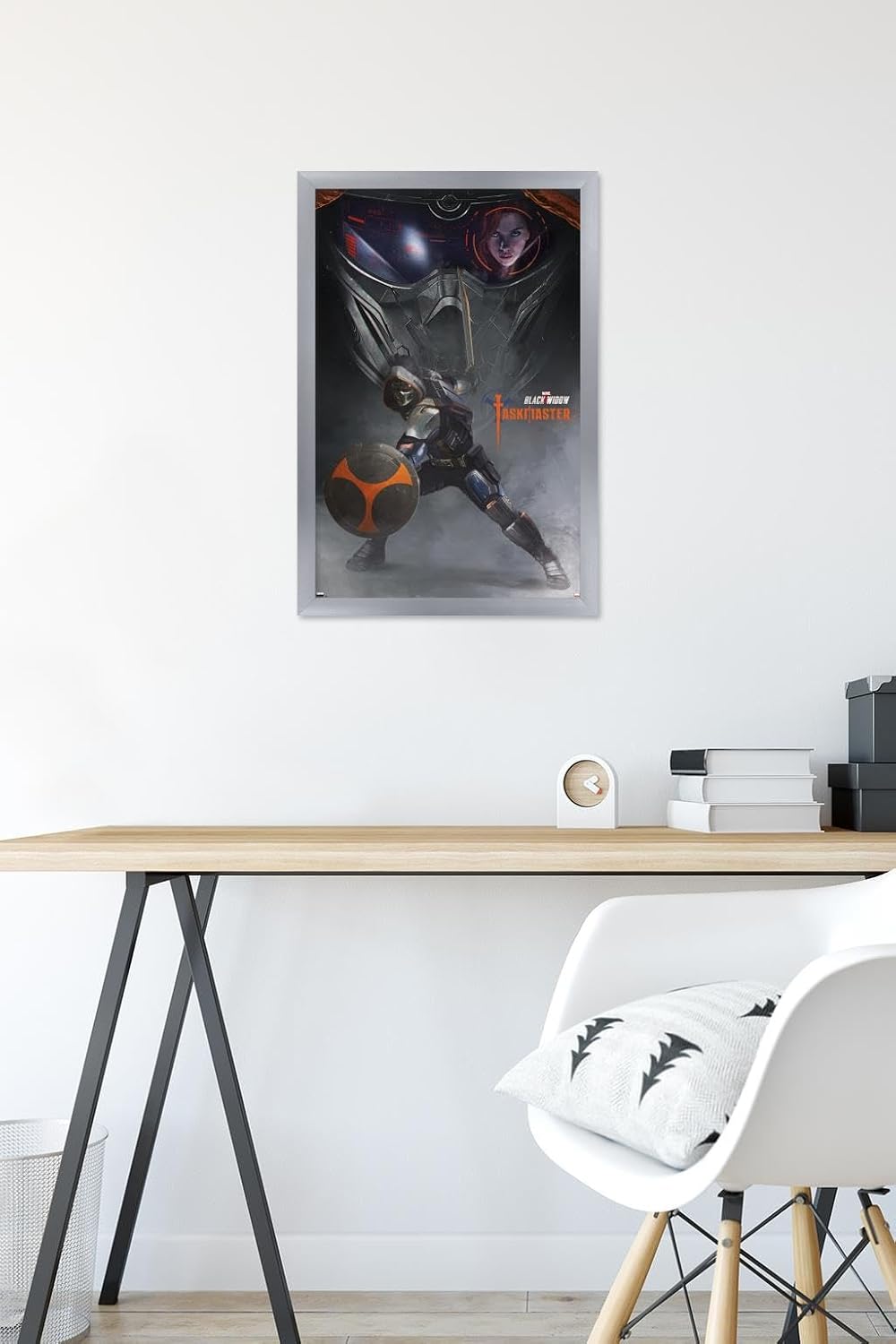 Trends International Marvel: Year of The Shield - Taskmaster Wall Poster, 22.4L x 14.7W, Silver Framed Version
