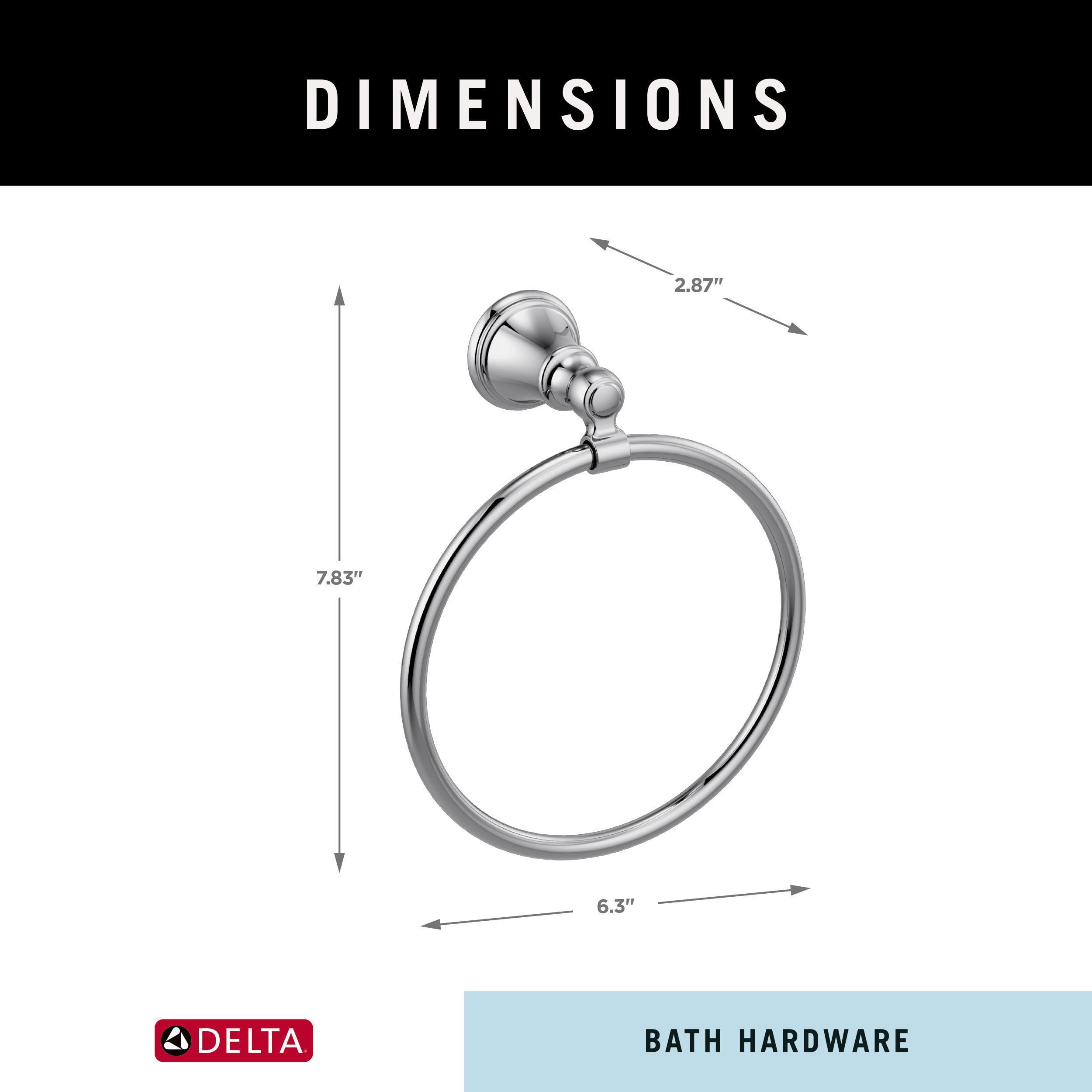 Amazon | DELTA FAUCET 73246 Woodhurst 壁マウント ラウンドクローズ
