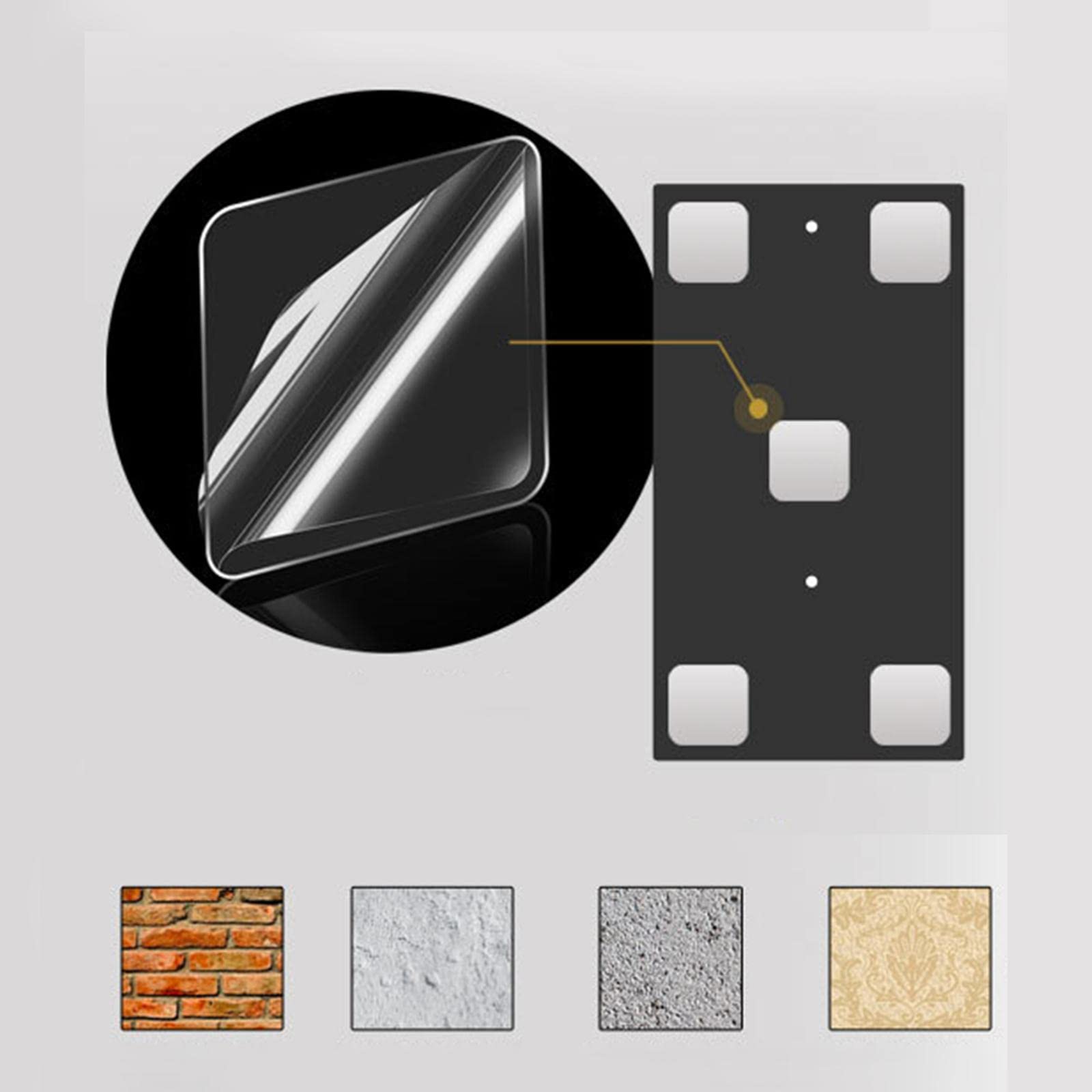 F Fityle de Bolsas de Montaje en Pared para comestibles, dispensador, de Almacenamiento de Material Acero Inoxidable Cepillado con una Abertura Extra