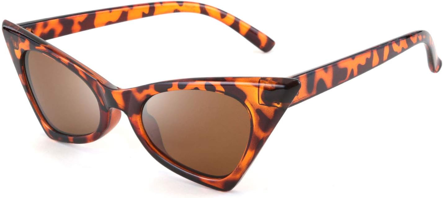 FEISEDY Small Cat Eye Sunglasses Vintage Square Shade Women Eyewear B2291 - Image 2