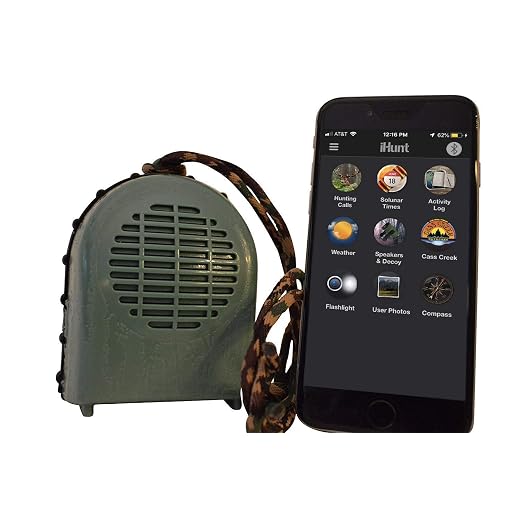 XSB Electronic Game Call & Bluetooth Speaker Combo, EDIHXSB, FREE App with 750 Game Calls, Compact Rugged Design