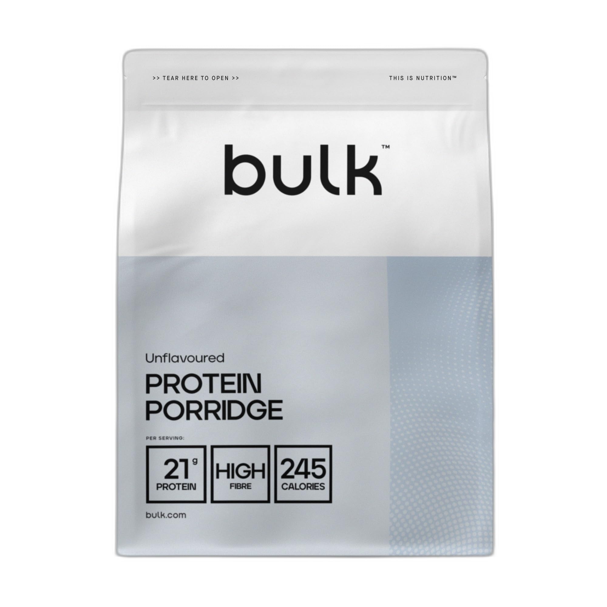 Bulk Mélange de porridge protéiné, non aromatisé, 2.5kg