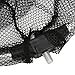 Keenso Fish Landing Net, Portable Triangular Fishing Landing Net Fish Catching Net Folding Fish Mesh Net for Fishing, Shrimp, Crab, Bird Catching Other Fishing Tools and Accessories