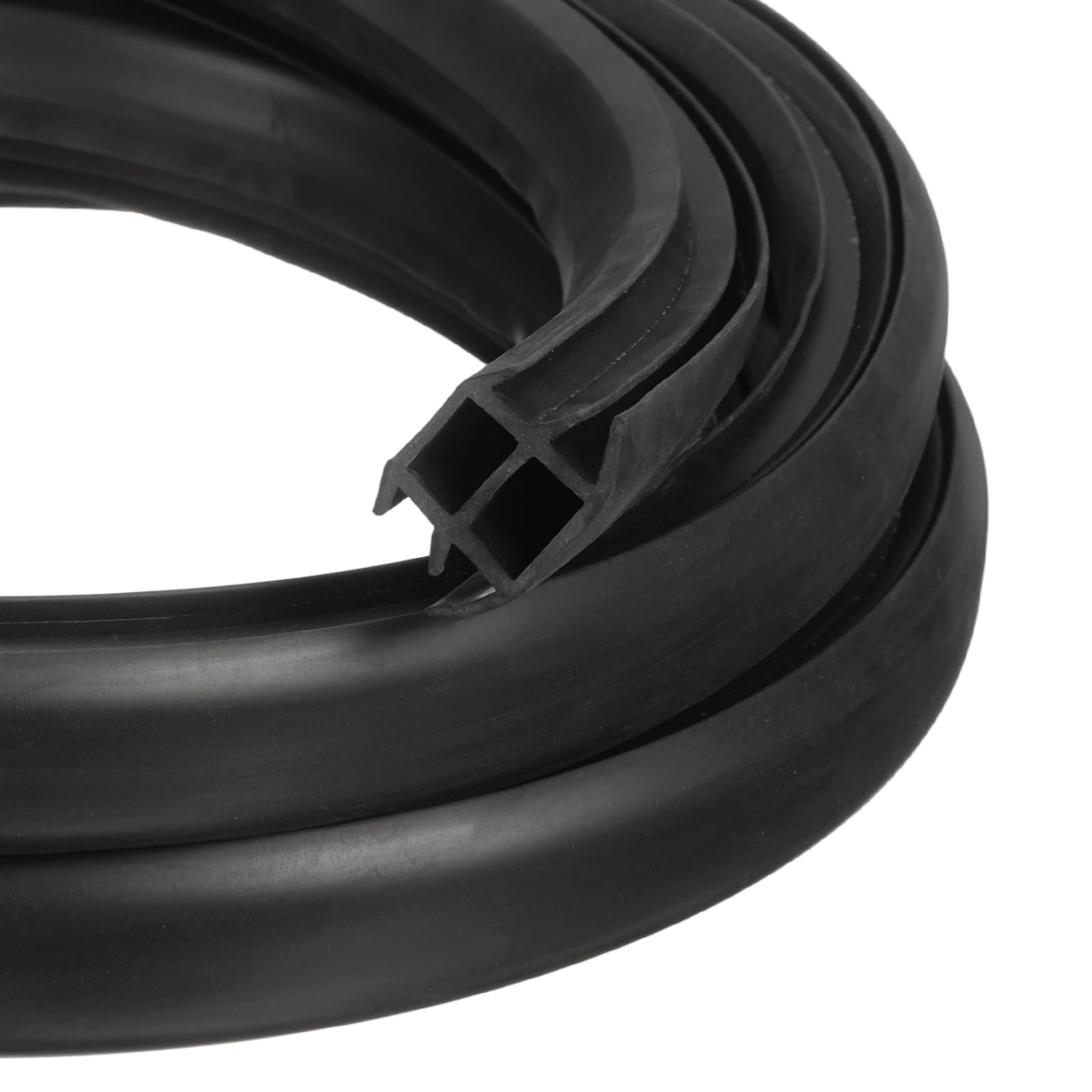 Nexarelle Flexible EPDM Rubber Strip (1 Meter Long, 26mm Wide) - Weather/Aging Resistant Concrete Expansion Joint Filler for Driveway/Sidewalks/Concrete Crack Repair/Replacement, Black