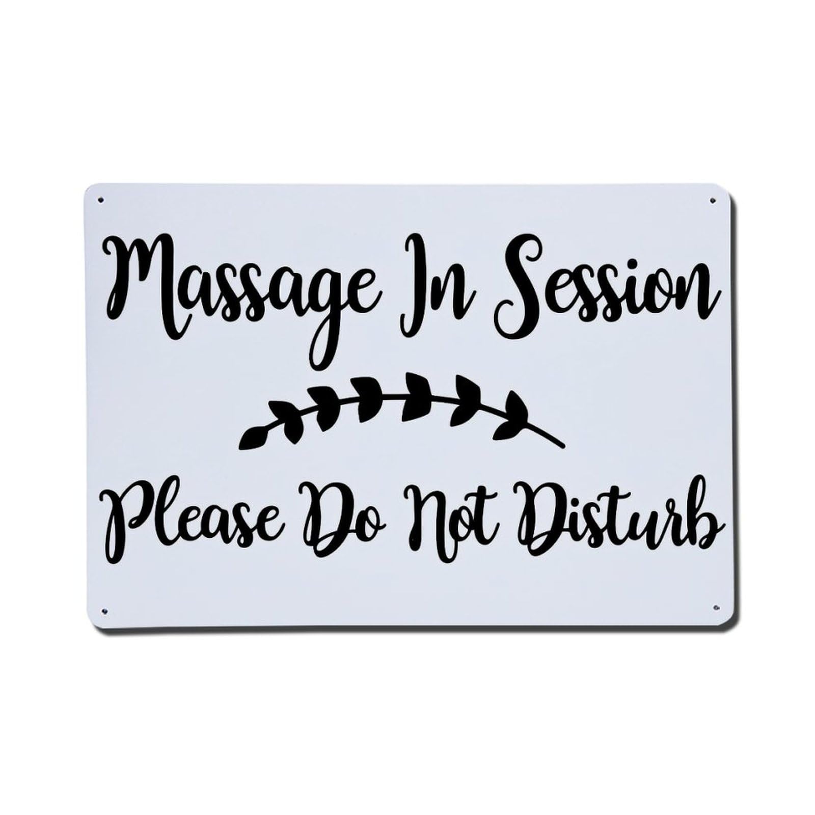 Massage In Session Please Do Not Disturb Retro Metal Tin Sign, Vintage Decor Art Poster for Bar, Home, Man Cave, Kitchen, Laundry Room Gift 8x12Inch