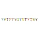 Unique Cocomelon Jointed Happy Birthday Banner, 6.5ft, Multicolor gallery image