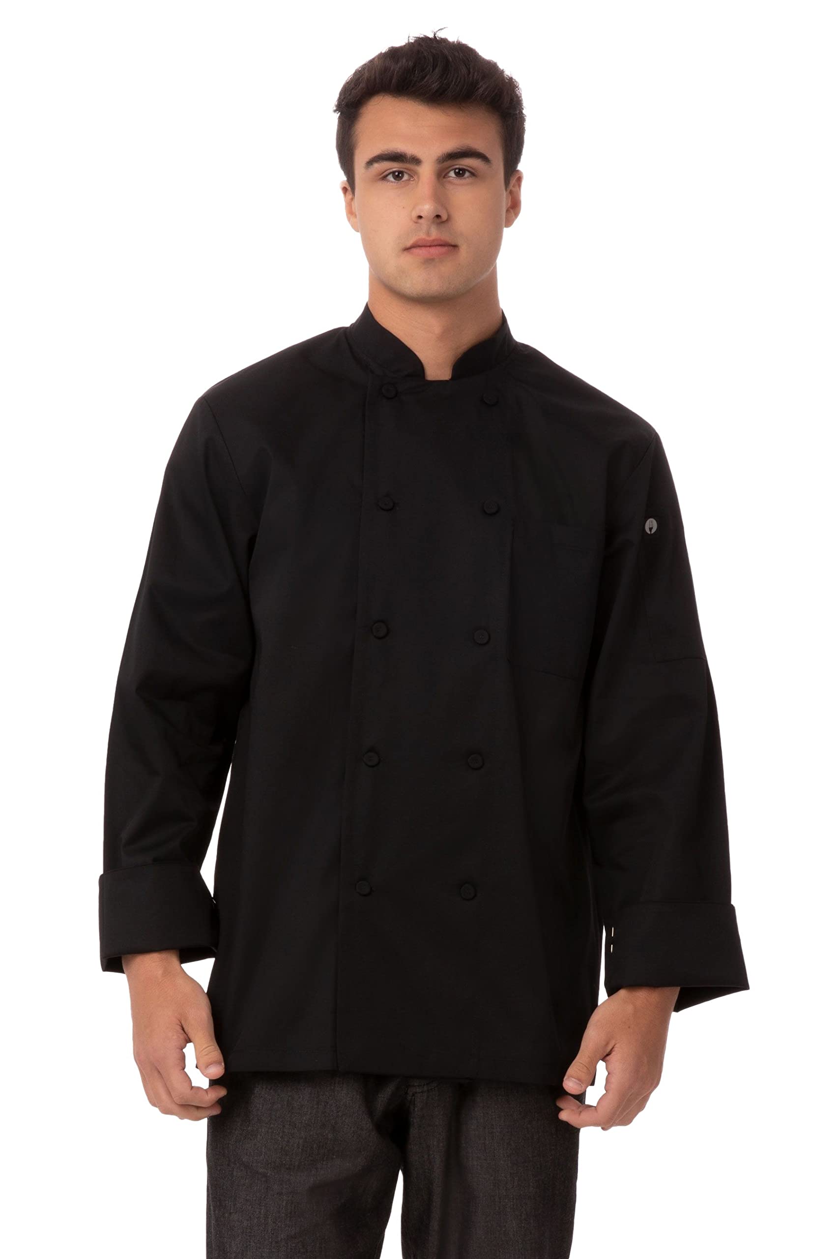 Chef Works Men's Calgary Cool Vent Basic Chef Coat