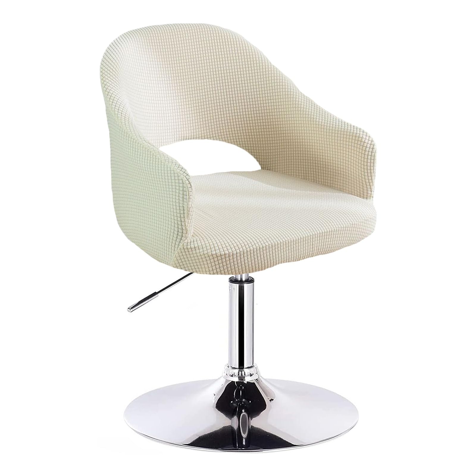 Housse de chaise salle à manger lot de 6 avec accoudoirs à ailettes pour tabouret cuisine