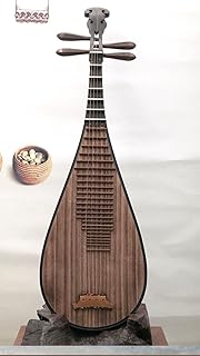LANDTOM Concert and Colletion level chicken-wing wood (Wings) Chinese Pipa/Chinese Stringed lute with back-to-ancients style made by famous pipa master Tian JIanzhuang