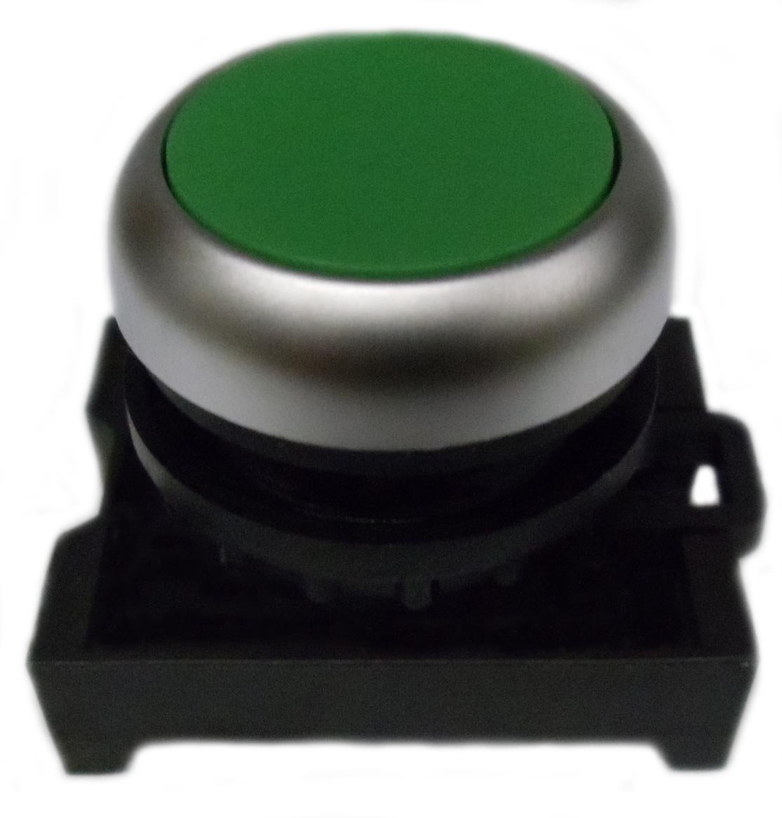 Eaton M22-D-G Pushbutton, 22mm Diameter, Flush Mounted, Green