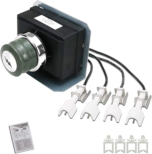 Uniflasy 1836-13 7629 Kit de encendido de parrilla para parrillas de gas Weber Genesis 330 con control frontal (2011 - más nuevo), kit de encendido