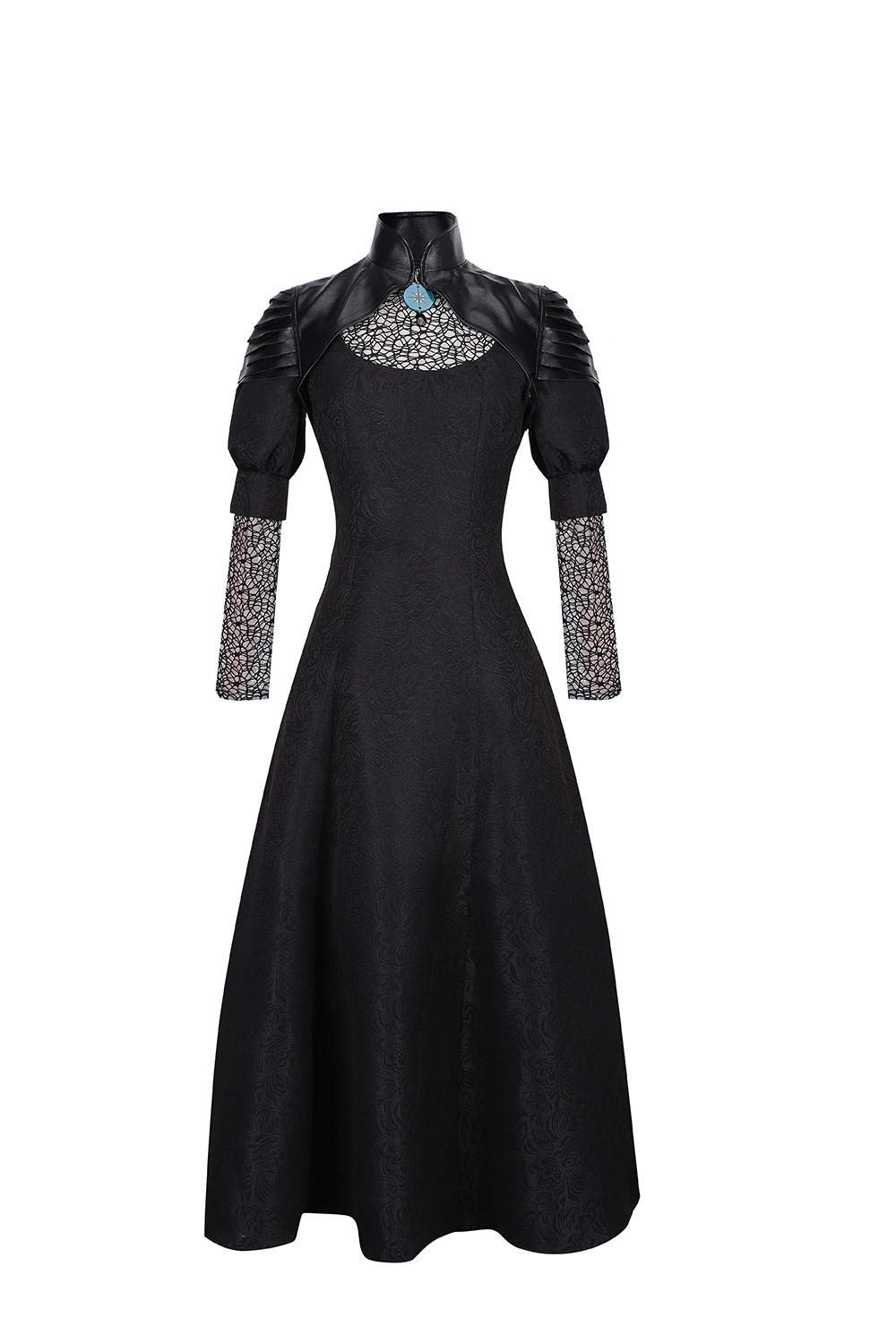 yennefer black dress The Witcher Party Black Long Dress Yennefer Outfit Cosplay Costume –  TrendsinCosplay