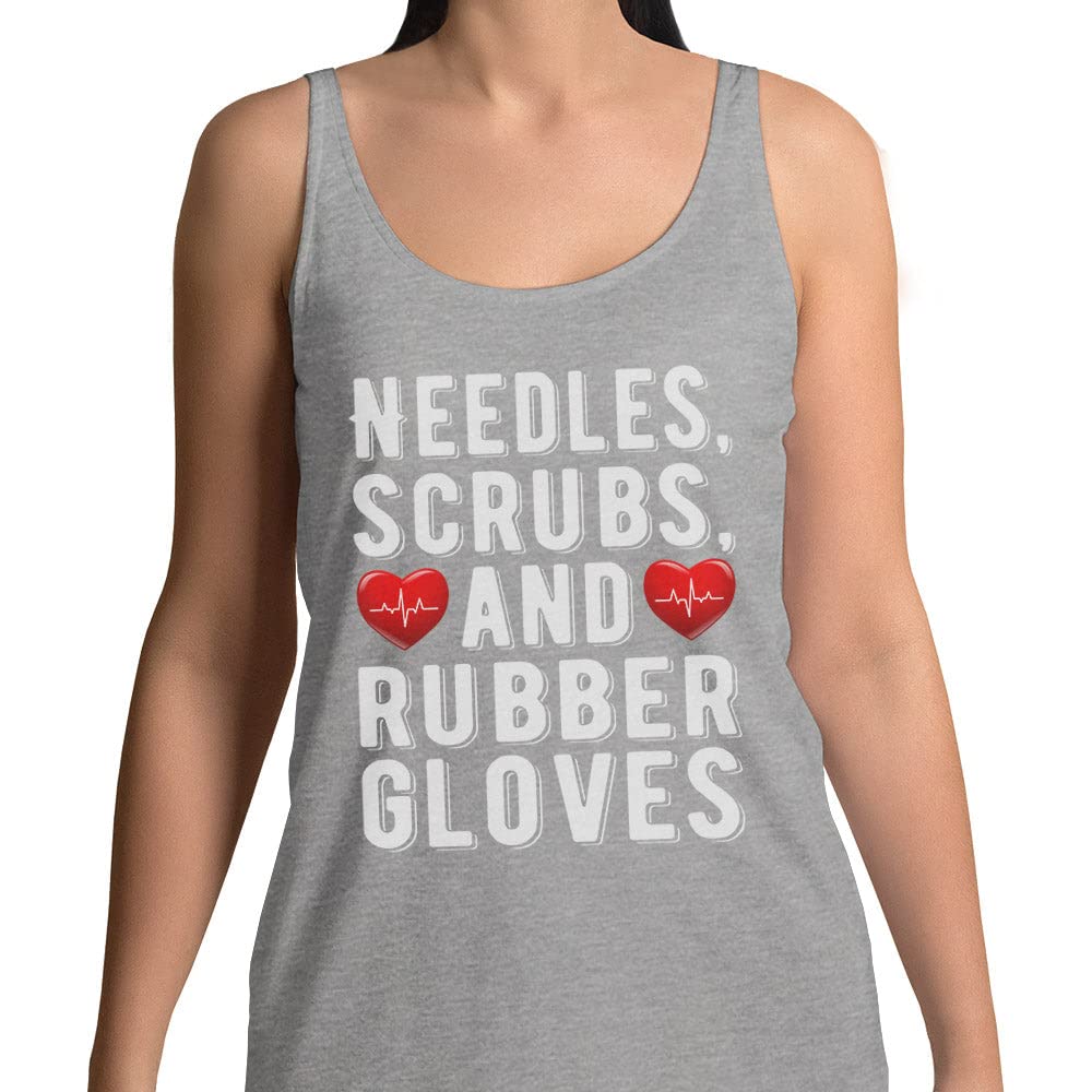 Needles Scrubs and Gloves Tank Top Unisex 2X-Large Black