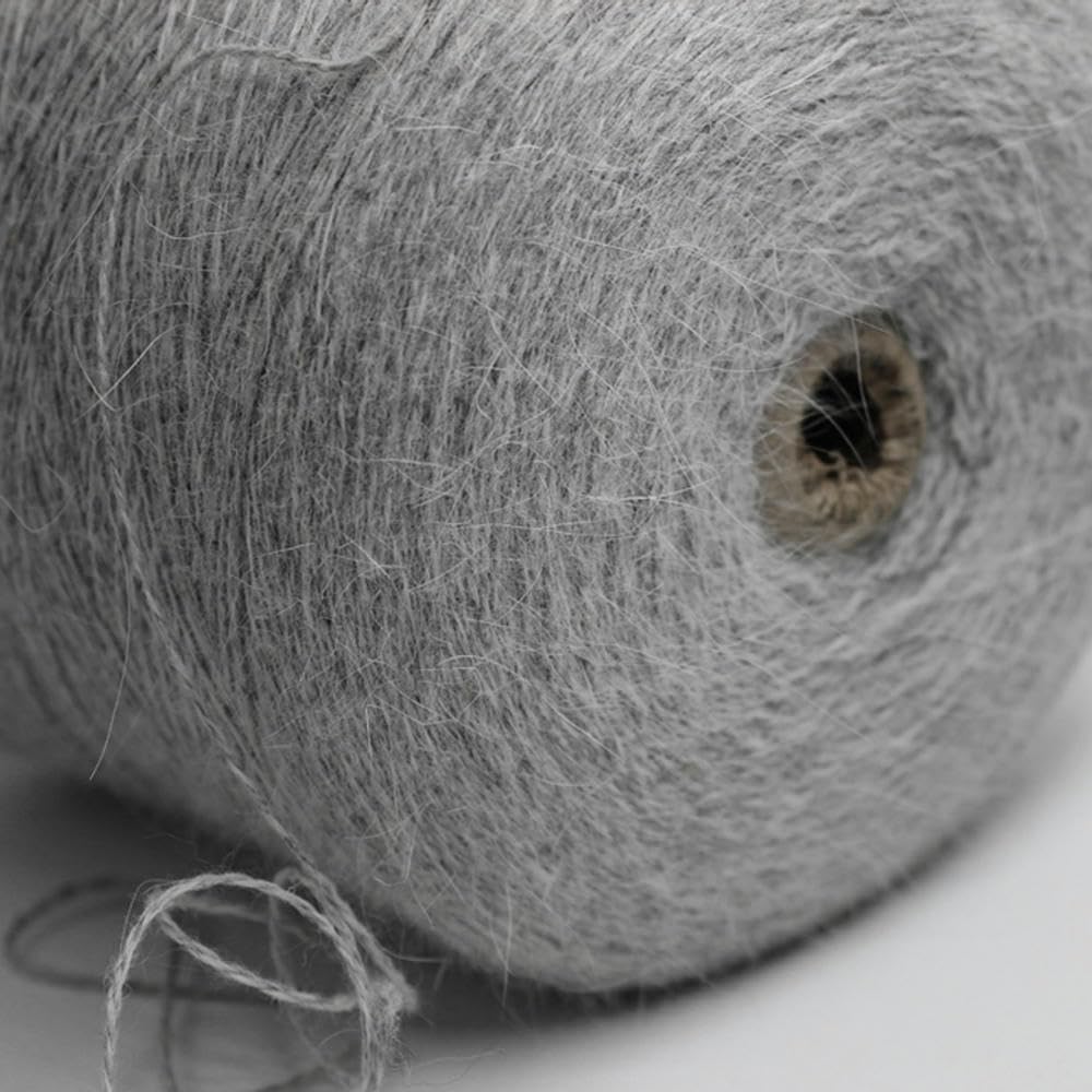 Filato di Cotone di Seta di gelso Sottile Naturale Morbido da 510 g per Lavorare a Maglia Filo per Cucire per Tessitura all'Uncinetto di Seta Reale fine per Bambini
