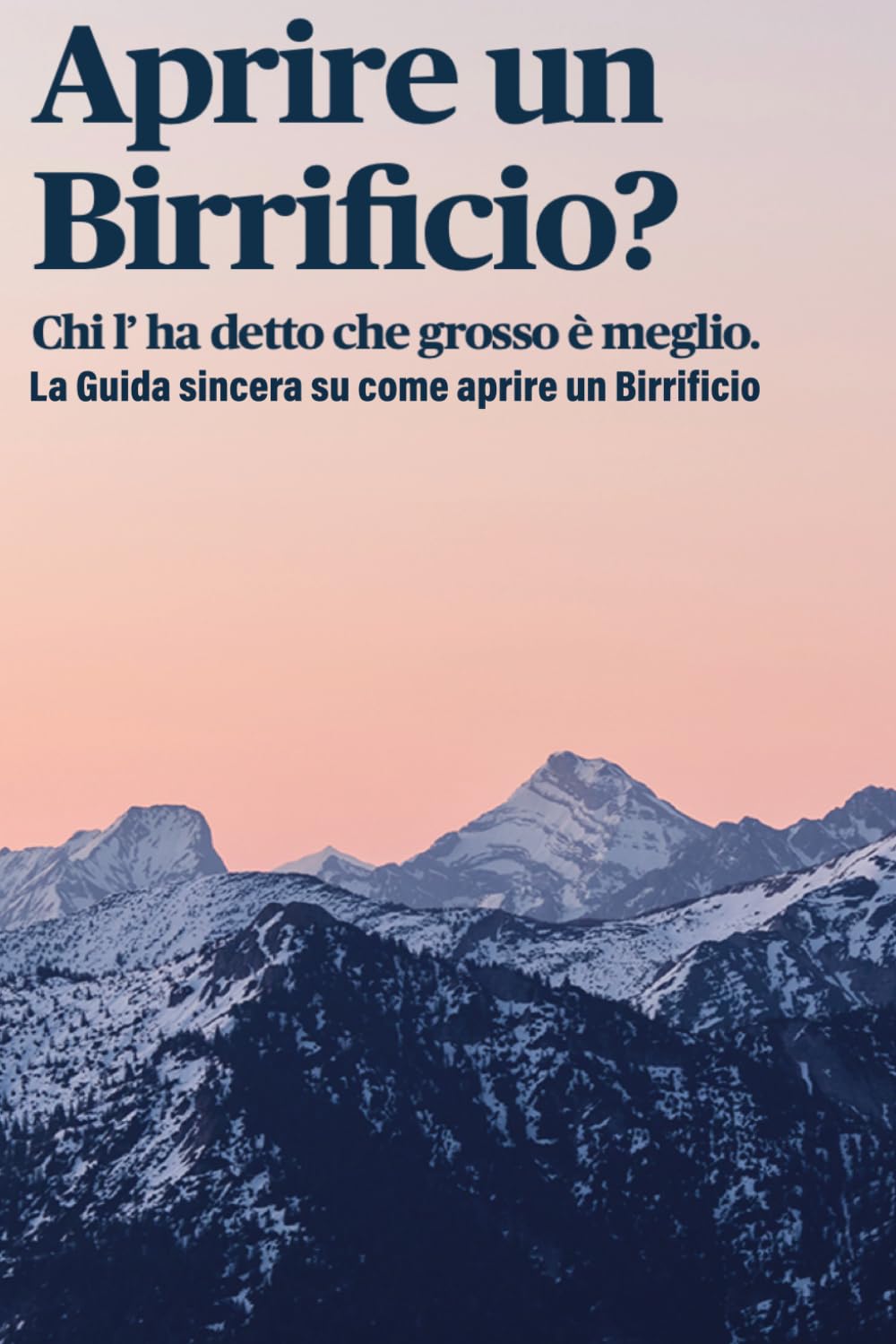 APRIRE UN BIRRIFICIO?: chi l' ha detto che grosso è meglio.