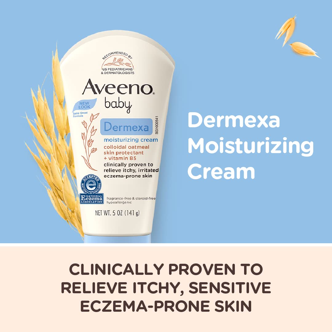 Aveeno Baby Eczema Therapy Moisturizing Cream, Natural Colloidal