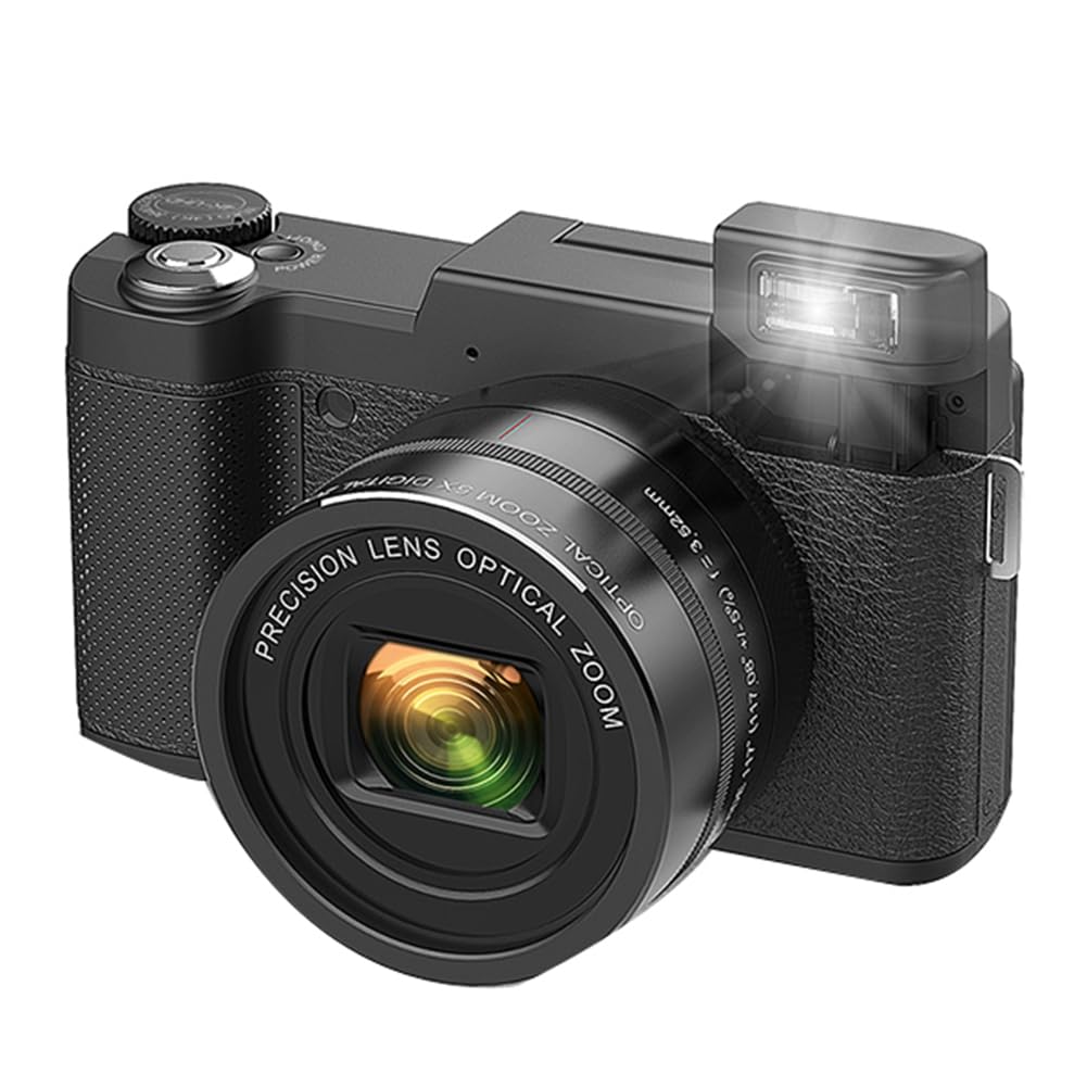 Aparat fotograficzny 4K 48 MP z 5-krotnym zoomem optycznym i 8-krotnym zoomem cyfrowym, kompaktowy aparat z autofokusem