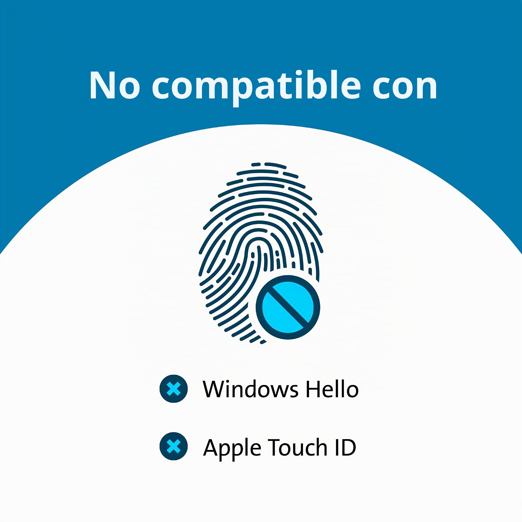 Kensington Llave de Huella Digital VeriMark Guard USB-A FIDO2, WebAuthn/CTAP2 y FIDO U2Fy, para PC, portátiles, tablets, iPads, Compatible con Gestores Contraseñas de Google, MicrosoftC Safari
