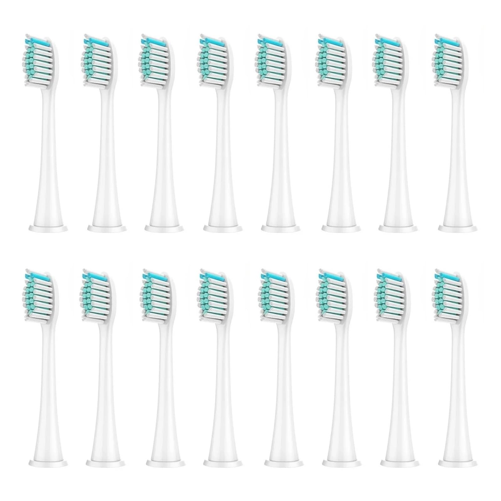 Testine di ricambio for spazzolino compatibili con i manici degli spazzolini(16pcs white)